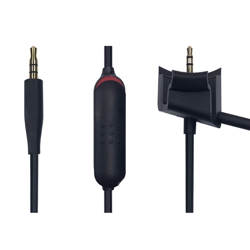 Cáp micro chơi game chuyên nghiệp Niki Điều khiển trượt Dây Mic để sửa chữa tai nghe Quiet 35 QC35