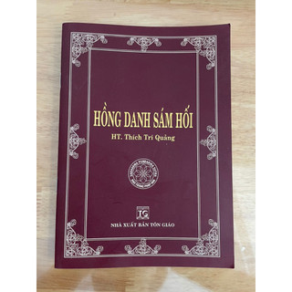 Sách - Hồng Danh Sám Hối ( HT Thích Trí Quảng)