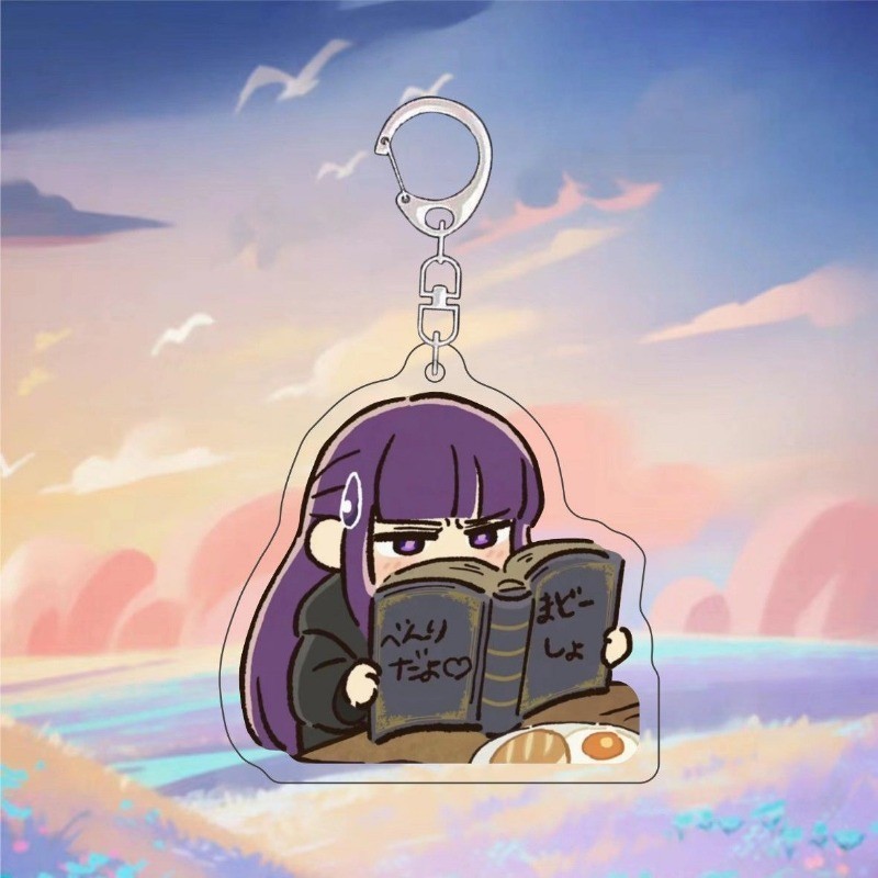 Fern ❈ Anime Móc Khóa Người Phụ Nữ Frieren Beyond Journeys End Acrylic Móc Chìa Khóa Túi Kawaii Pendent Phụ Kiện