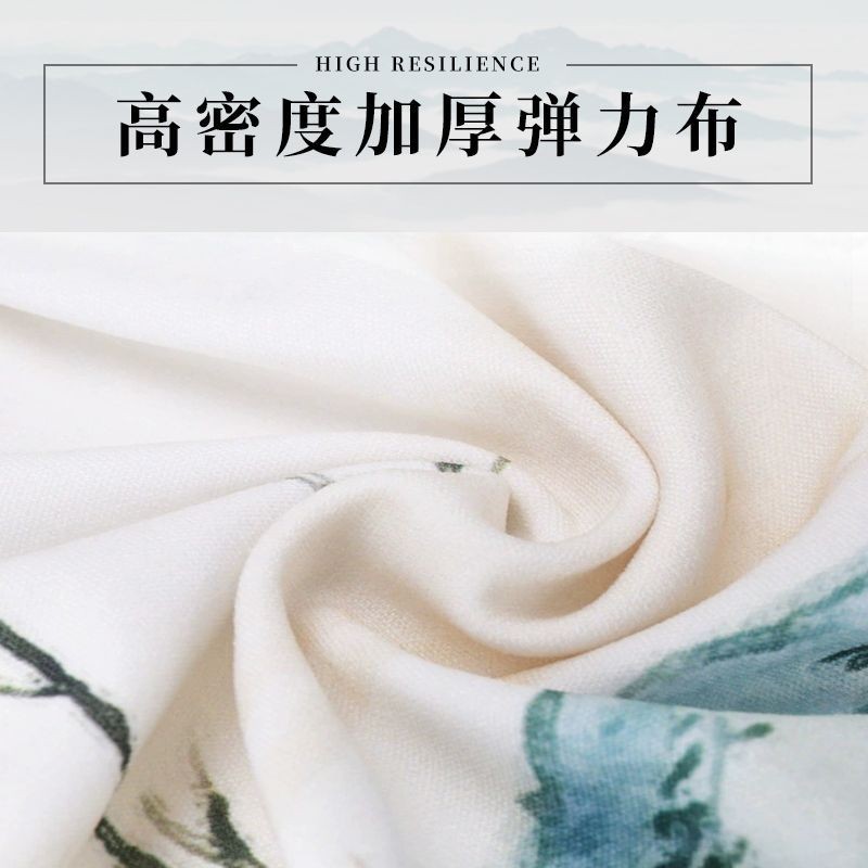 Guzheng bao vải cao cấp chống bụi, phong cách mục vụ, in họa tiết văn học, phù hợp đàn guzheng