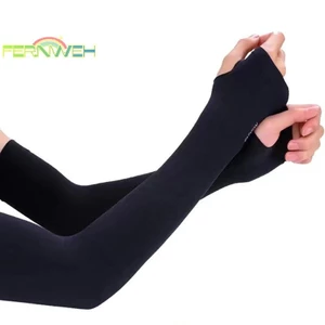 1 Cặp Vỏ bọc cánh tay chống nắng bằng lụa băng Unisex El Cover Đi xe đạp ngoài trời Chạy câu cá Lái xe Tay áo chống tia cực tím mát mẻ [MỚI]