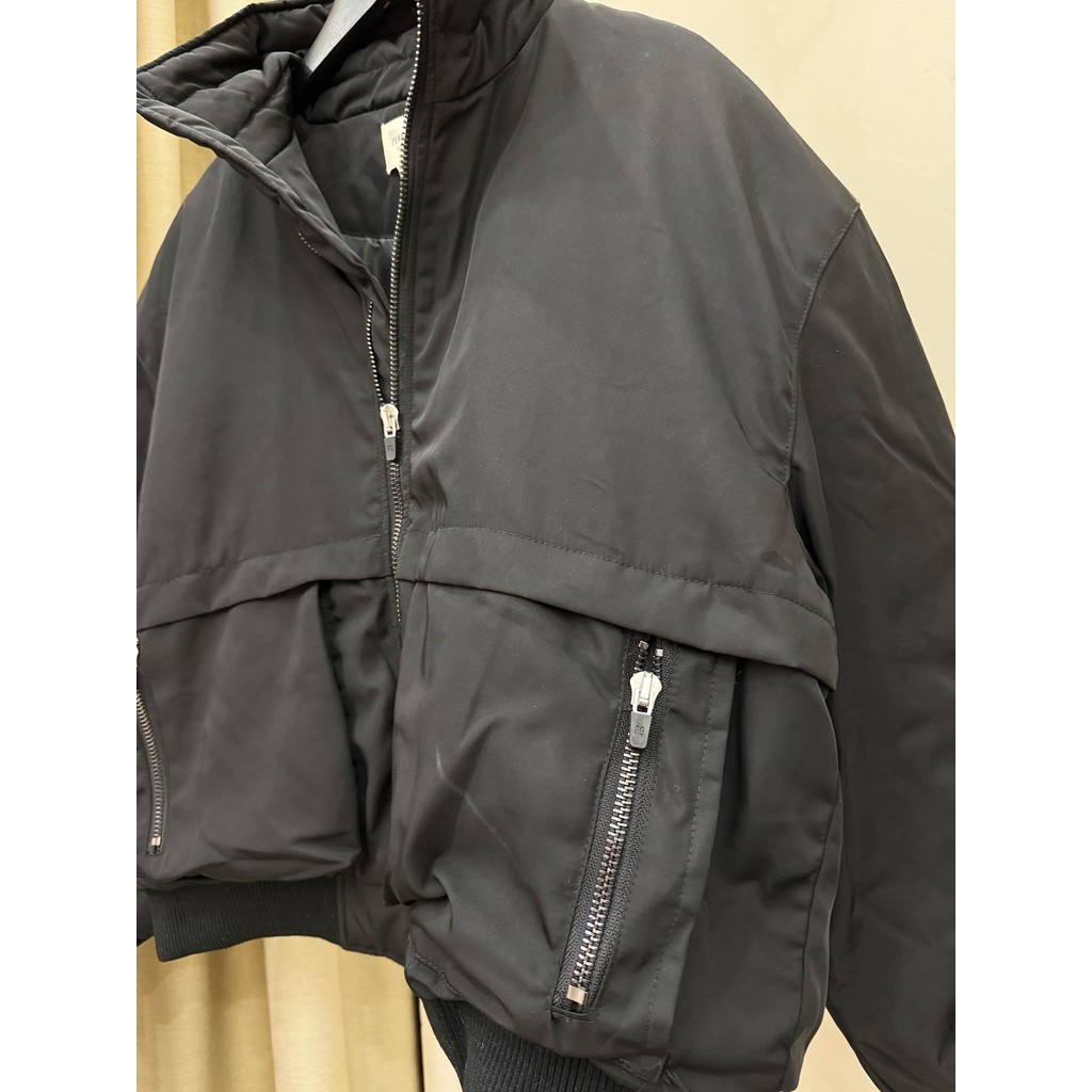 FEAR OF GOD 6thコレクション Ski Bomber FEAR OF GOD SIXTH COLLECTION BLACK SKI PUFFER BOMBER JACKET - Áo