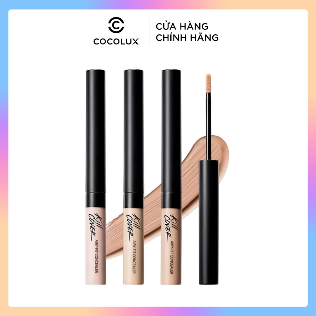 Kem Che Khuyết Điểm Clio Kill Cover Airy Fit Concealer 3g - 2BP