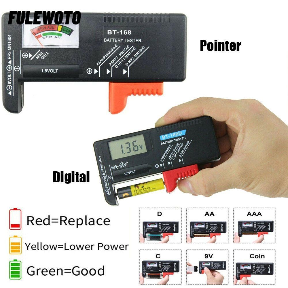Filewooto Pin Volt Test Universal BT-168 Công cụ kiểm tra kỹ thuật số ...