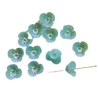 Nhỏ Nhỏ Ngọc Trai Mini Mạ Màu Ba Chân Hoa Bát Nhỏ Phụ Kiện Hoa diy Bông Tai Nữ Mũ Trùm Đầu Vỏ Điện Thoại Chất Liệu Bán Buôn
