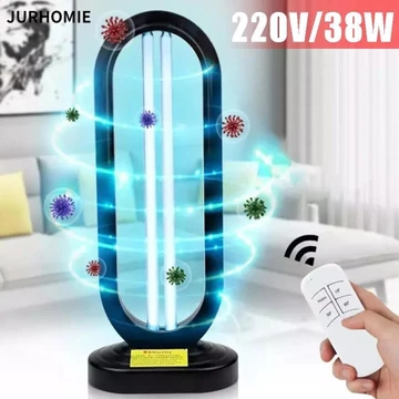 Đèn diệt khuẩn JURHOMIE, Đèn khử trùng văn phòng tại nhà Đèn khử trùng tia cực tím lớn, Kính thạch anh di động EU / UK Cắm UV