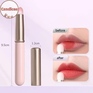 Csndices 1 Chiếc Cọ Môi Che Khuyết Điểm Đầu Tròn Lip Brush Có Nắp Mang Theo Mềm Tổng Hợp Son Bóng Mờ Cọ Trang Điểm Mỹ Phẩm VN