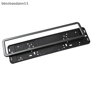 [Bbnzdd] Khung biển số ô tô bằng sợi Carbon bằng thép không gỉ mới Xe đa năng Vương quốc Anh EU Euro Châu Âu Biển số Giá đỡ khung Phụ kiện BVAH