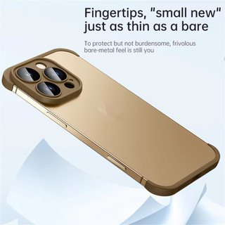 [Jlk] Ốp Bảo Vệ Góc Không Khung Cho iPhone 16 15 14 13 12 Pro Max Plus Miếng Dán Góc Miếng Lót Ban Đầu Làm Mát