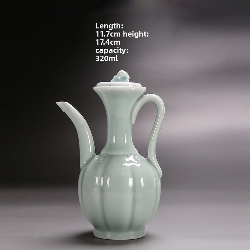 Ấm trà cầm tay Matcha Imitate Song Dynasty Gốm Ấm đun nước Làm ấm trà Matcha