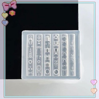 [beautifulhome] Khuôn Làm Móng Silicon Trái Cây 3D Cánh Hoa Ngọt Ngào Thiết Kế DIY Mẫu Làm Móng Tay Khắc Móng Tay Nghệ Thuật Stencil Dụng Cụ Khuôn Dập Mềm [vẻ Đẹp]