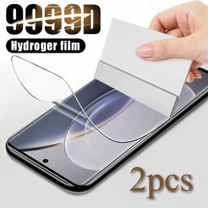2 Miếng Hydrogel Cho vivo X100 X100s X200 X200s X80 X90 X90s G1 G2 Pro Ultra FE mini Pro + Bảo Vệ Màn Hình