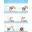 SA Torques Bộ chuyển động đồng hồ DIY cho đồng hồ treo tường lớn có bàn tay kim loại dài