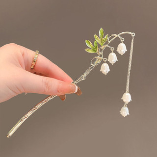 Hoa Tóc Tua Rua Vintage dùng cho Chignon và Tạo Kiểu, Phù hợp cho Nữ và Bé Gái