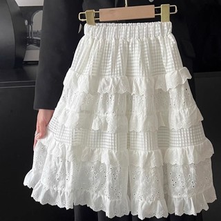 Váy công chúa bé gái phong cách phương Tây, thiết kế bánh trắng, dành cho trẻ em