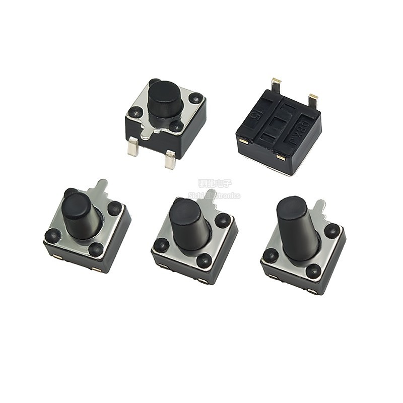 4.5 * 4.5 Tact Switch 3 Pin Bên Ba Pin Cắm Trước Phía Sau Miếng Dán Bên Miếng Dán Ngang Bên Báo Chí 3.5 / 3.8 / 4.3 / 6 / 8