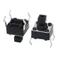 6 * 6 * 7.3MM Công Tắc Tact Đầu Vuông Cắm Thẳng / Miếng Dán 6 * 6 * 7.3 Nút Nhấn Công Tắc Micro Switch