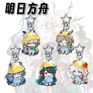 Arknights Anime Móc Khóa Shu Ji Ling Dusk Nian Nam Móc Chìa Khóa Cho Nữ Thời Trang Kawaii Hình Dễ Thương Acrylic Móc Khóa Mặt Dây Chuyền Quà Tặng