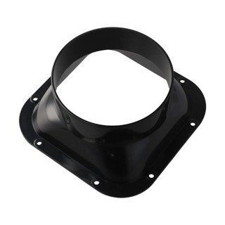 Đầu nối mặt bích tường ITRUMPET, Khớp nối ống thông gió ABS 100-300MM, Kết nối quạt Ống thông gió chung ống khí màu đen