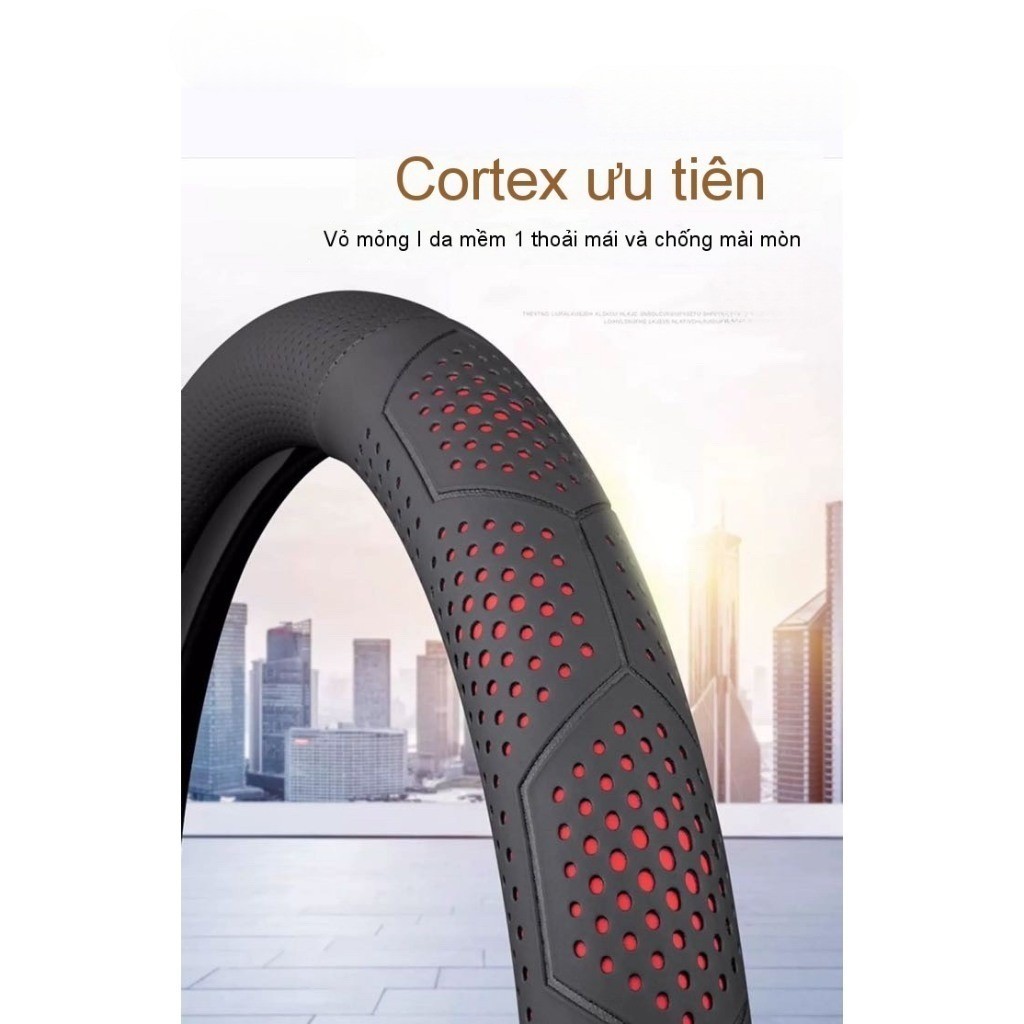 Bọc Vô Lăng, Tay Lái Ô Tô 3D Da Nappa Cao Cấp - Honda, Ford, Hyundai, Mazda, Mitsubishi, ...