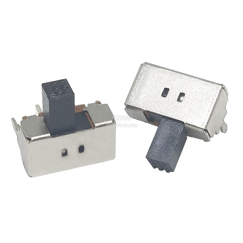 SK22D02 Chiều dài tay cầm Công tắc chuyển đổi 5mm SK-22D02 6 Pin 2P2T Công tắc trượt liên kết đôi ngang