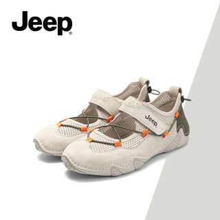 Xăng đan Nữ Mary Jane Jeep - Thoáng Khí, Phong Cách Thể Thao Mùa Hè Mới, Đế Mềm, Giày Đế Rộng Tối Giản