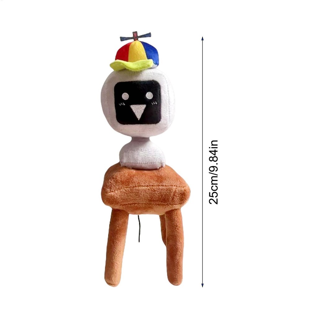 For sprunki tv person plush doll TV Man Stuffy 9.84 Inches TV Man Doll Toy Cute Rhythm Box Plush Huggable Music sonlekvn