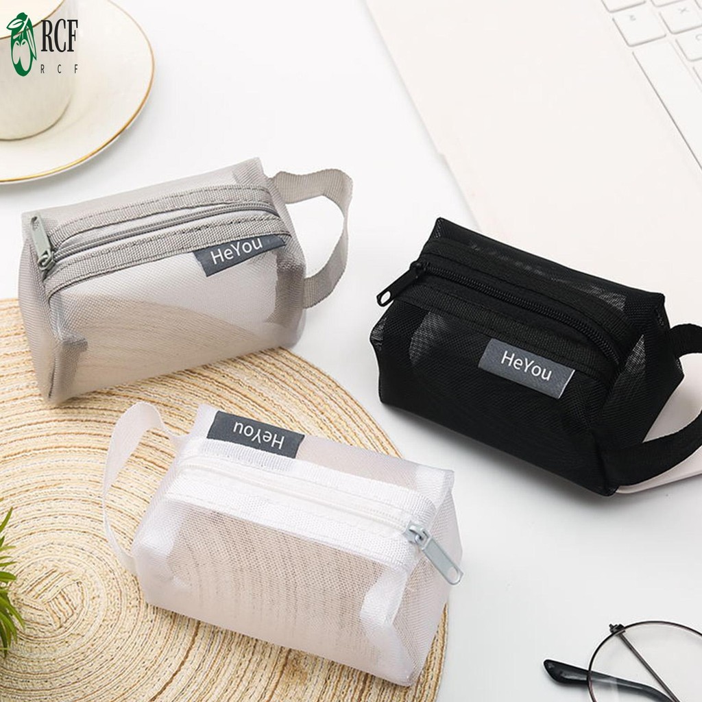 Túi đựng đồ vệ sinh di động Thiết kế lưới nhẹ bền bỉ Túi du lịch cho mỹ phẩm Đồ vệ sinh Chăm sóc da