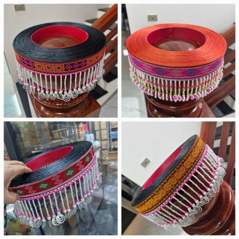 Mũ dân tộc H mông, mũ dùng để biểu diễn văn nghệ, chụp ảnh, đạo cụ phụ kiện