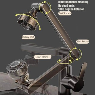 Vòi Lavabo Nóng Lạnh Inox 304 Đa Chiều Cao Cấp – Sang Trọng & Tiện Dụng
