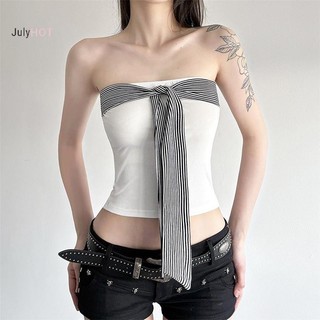 Áo sơ mi nữ không tay slim fit hoạ tiết sọc và ren, gợi cảm