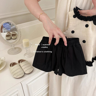 Mùa Hè Bé Gái Chấm Bi Ngọt Ngào Bộ Áo Trẻ Em Vải Lanh Cotton Phiên Bản Hàn Quốc Áo Thun Không Tay + Quần Short Bộ Hai Mảnh Dễ Thương