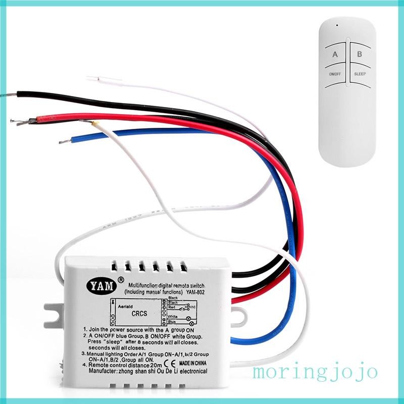 Bộ phát công tắc điều khiển từ xa 2 kênh BẬT / TẮT