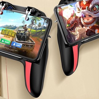 ELBBKG H10 Bộ điều khiển chơi Game cầm tay Tay cầm chơi Game cho Pubg Kích hoạt điện thoại Quạt làm mát chạy bằng USB 5000mAh Pin mới