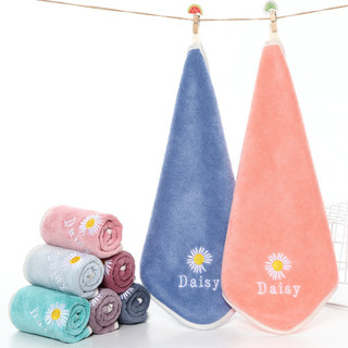 Khăn Nhỏ Thấm Hút Nước Không Lint Rửa Mặt Khăn Vuông Mềm Hơn Cotton Nguyên Chất Hộ Gia Đình Phụ Nữ Có Thể Treo Trẻ Em Khăn Tay RUM1