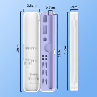 Hộp đựng di động EZ cho bút chì 1 2 3 Bút tạo kiểu và đầu thay thế