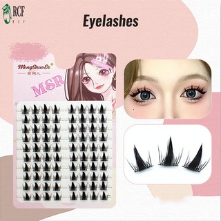 DIY Cluster Eyelash Extensions 6-12mm Lông mi nở lâu trôi màu đen cho người mới bắt đầu
