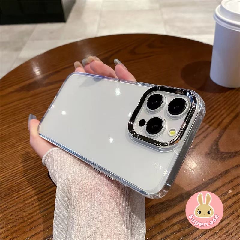 Ốp Điện Thoại Sang Trọng Trong Suốt Cho Google Pixel 10 9 Pro XL 9A 8 8A 7 7A 6 6A 5 5A XL 4 4A 3A 5G 4G Vỏ Khung Mạ Camera Đơn Giản Dễ Thương Ốp Lưng Mềm
