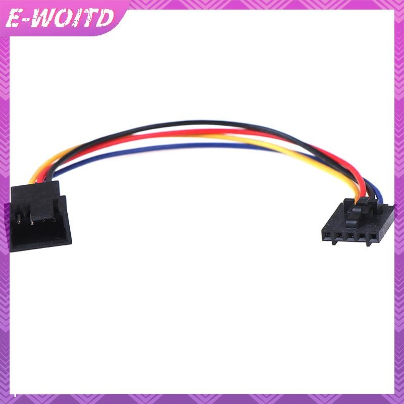 E-woitd 1 5Pin Sang 4Pin Quạt Kết Nối Bộ Chuyển Đổi Cáp Nối Dài Dây Laptop HNVN