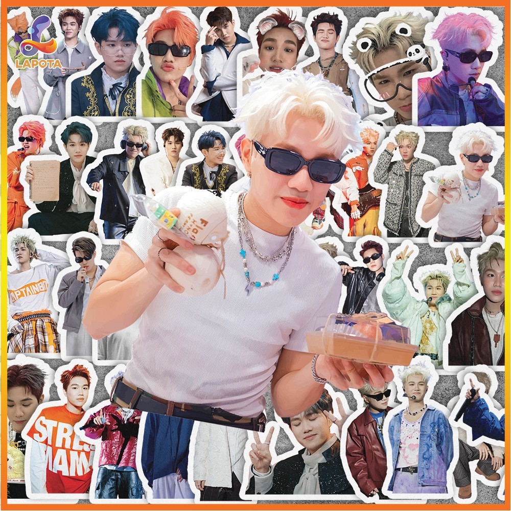 Set 50 cái Sticker Captain Boy, Hình Dán Captain Cừu có cánh chống nước ...