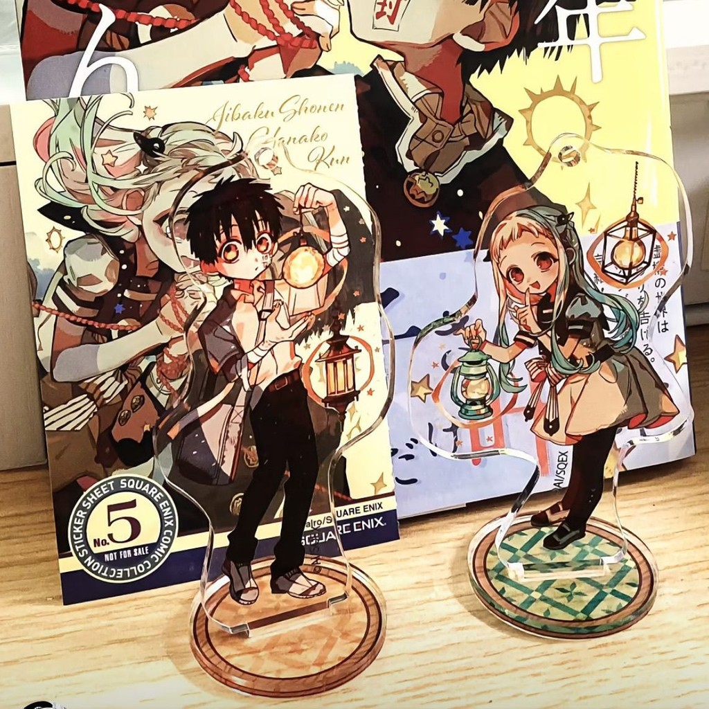 HK1 Bồn Cầu Hanako-kun Đứng Tấm Hanako Yashiro Nene Acrylic Tấm Để Bàn Anime Trang Trí KH1