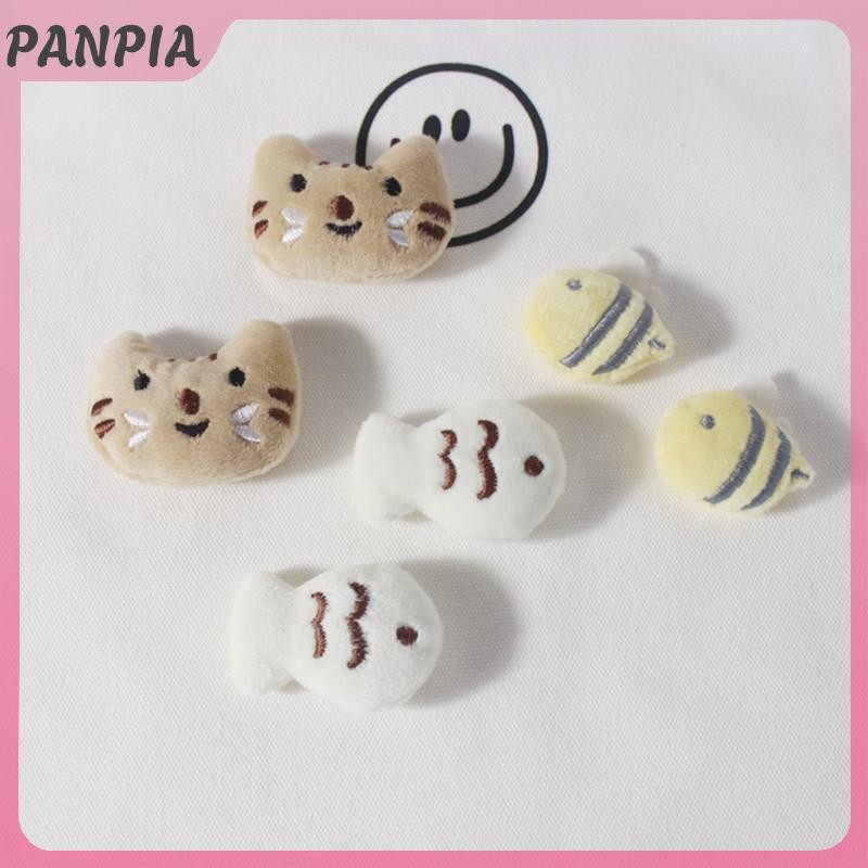 PNPIA-Cute Hoạt Hình Thổ Cẩm Cá Nhỏ Và Ong Thổ Cẩm Ba Lô Áo Len Xò Huy Hiệu Chân Ba Lô Mặt Dây Chuyền Phụ Kiện Trang Trí