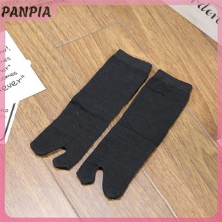 PANPIA-1 Cặp Tất Unisex Tabi Thoải Mái Hai Ngón Chân Nhật Bản Kimono Lật Flop Sợi Tất