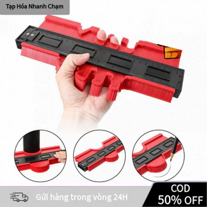 【COD】Thước Sao Chép Hình Dạng Đa Góc Đa Năng 25cm – Dụng Cụ Đo Hình Mẫu Viền Gạch, Ống Nước