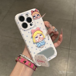 Chân đế khóc ba chiều chấm bi Thích hợp cho vỏ điện thoại iPhone16 P8070viv15