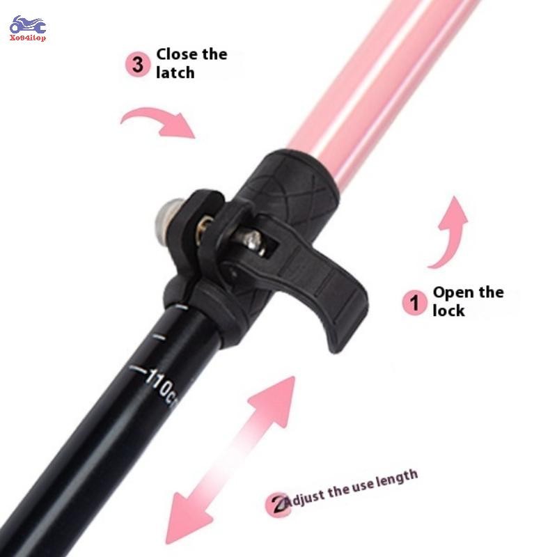 XOITOP Gậy Leo Núi Ngoài Trời Hợp Kim Nhôm Alpenstock, Phù Hợp Cho Mọi Độ Tuổi