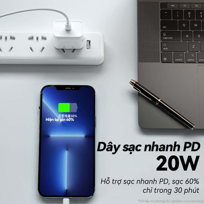Bộ Củ Cáp Sạc Nhanh   sạc ổn định an toàn cho điện thoại, Phụ Kiện Sạc Điện Thoại Phone sacnhanh 20w