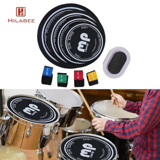 Miếng đệm tắt tiếng trống 10 12 14 16 inch, Bộ đệm im lặng trống Bộ đệm tập luyện, chũm chọe tắt tiếng