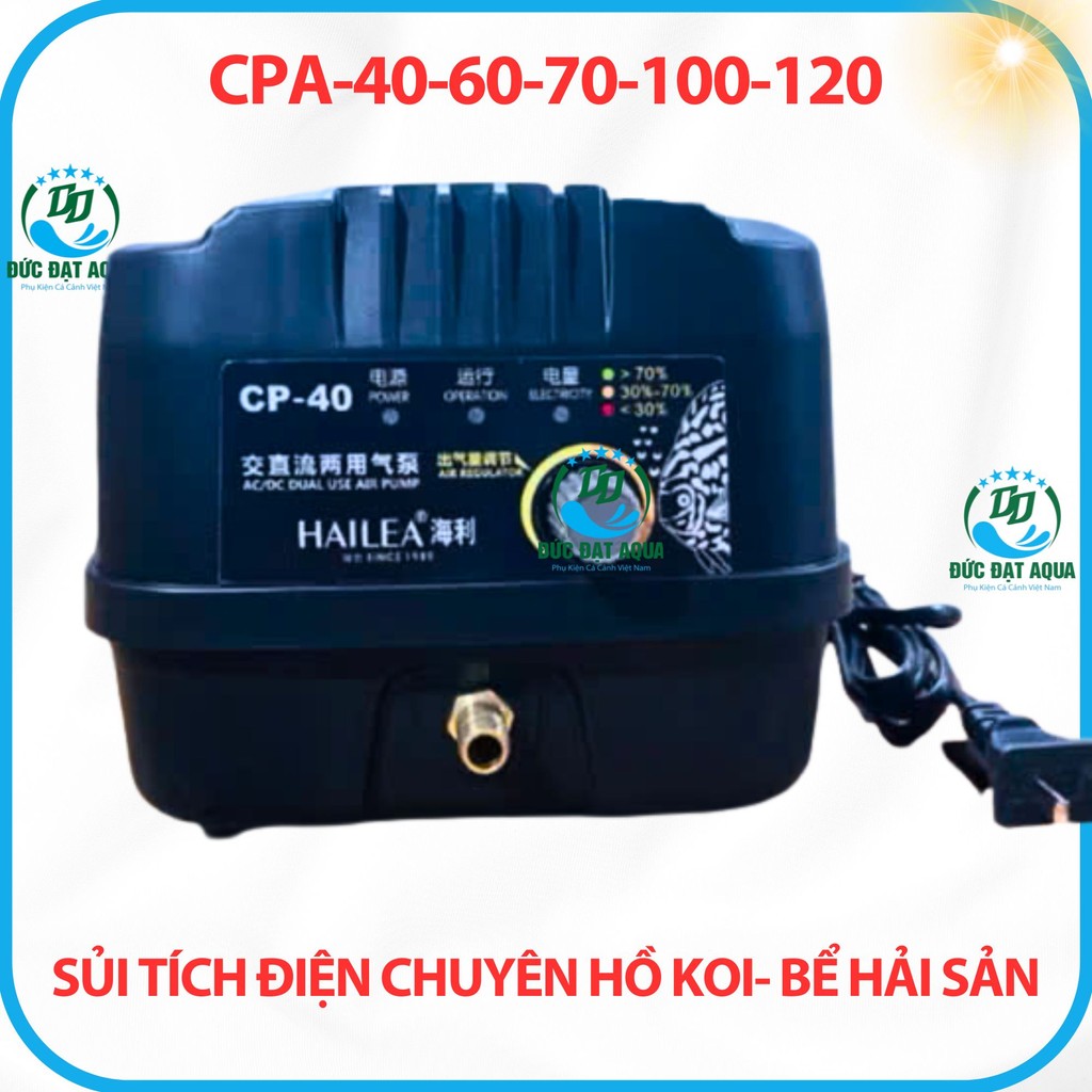 Sủi tích điện hồ Koi hồ cá- bể hải sản CPA-40-60-70-100-120-Sau khi ngắt điện có thể chạy 9-10 tiếng 7