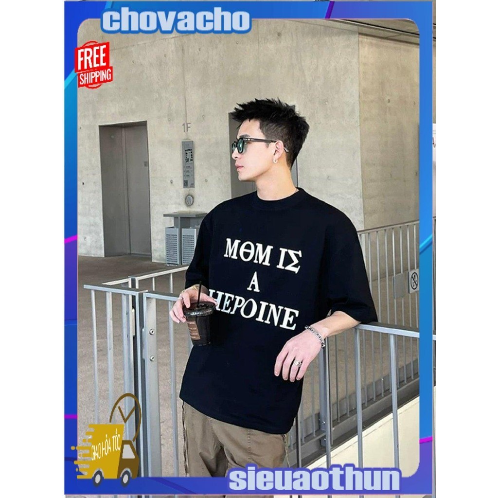 Áo thun Stee Cổ tròn in MOM Localbrand ICVCVNI Unisex
